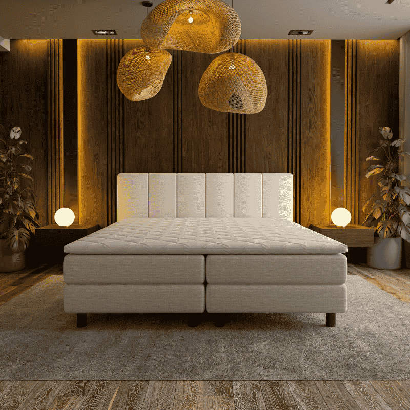 Boxspring Hotel - Wide - Beige - Image 4