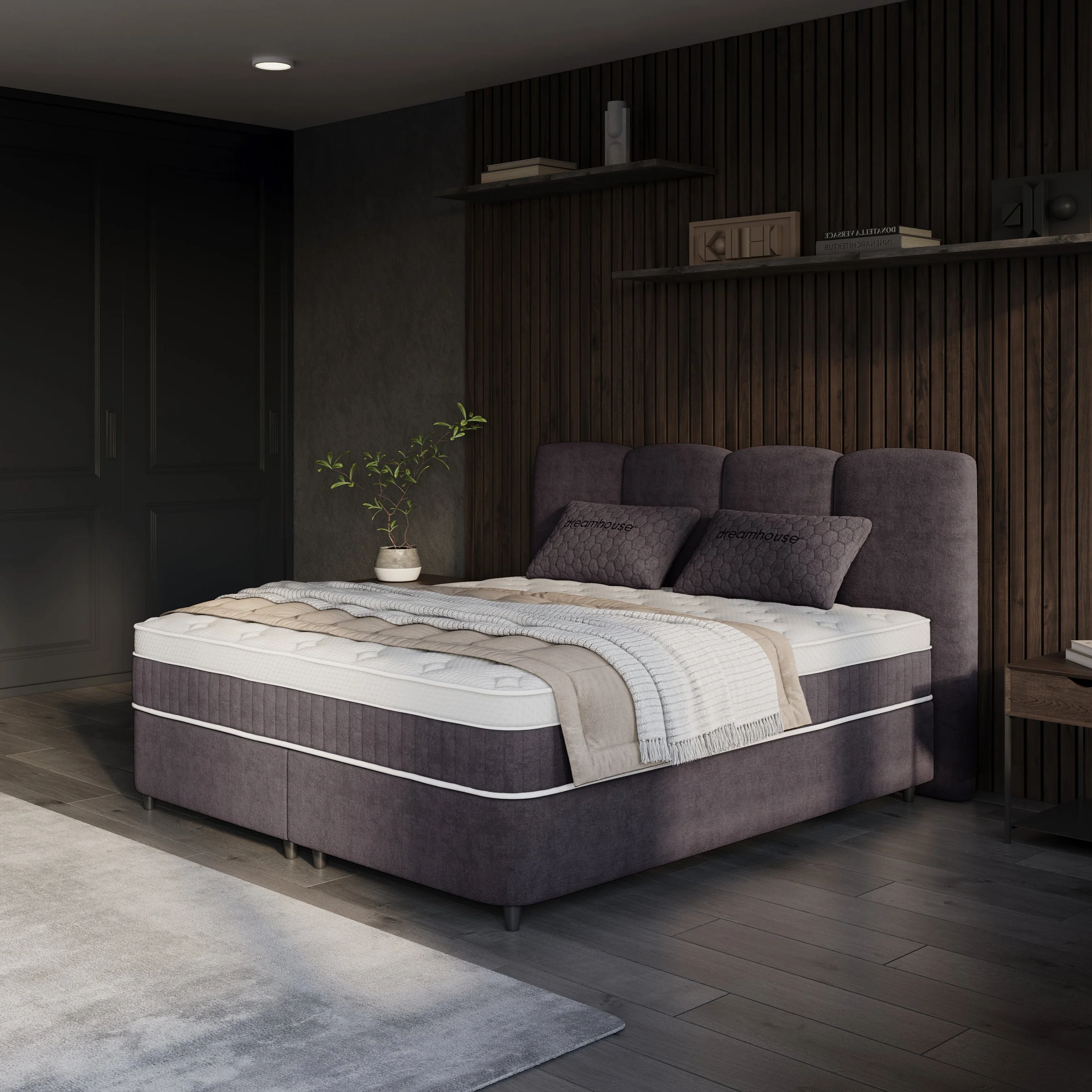 Boxspring met Opbergruimte - Allure - Antraciet - Image 3