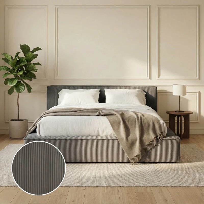 Boxspring met Opbergruimte Amour Cosy - Antraciet
