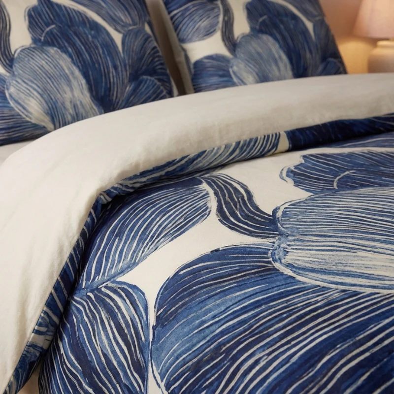 Dekbedovertrek Percale Katoen - Indigo Blend - Image 4