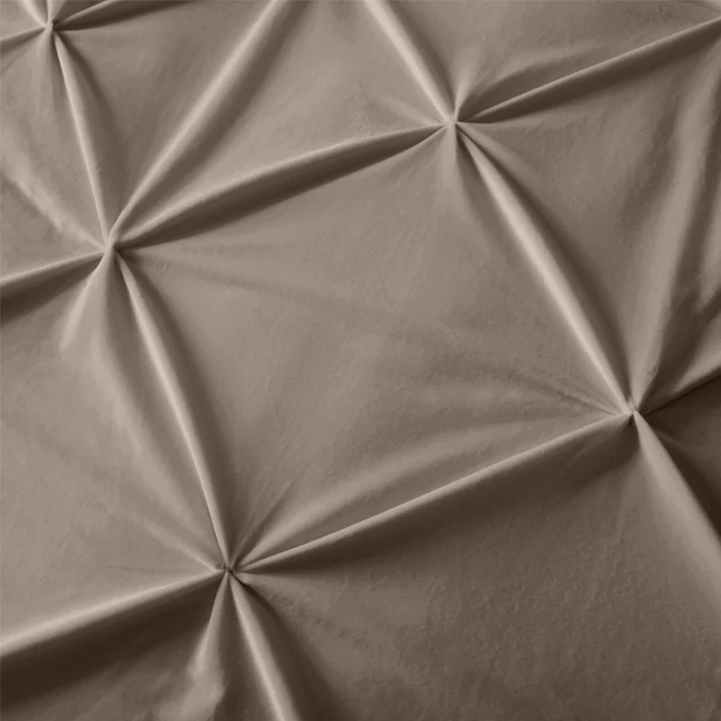 Dekbedovertrek Velvet Pintuck - Taupe - Image 6