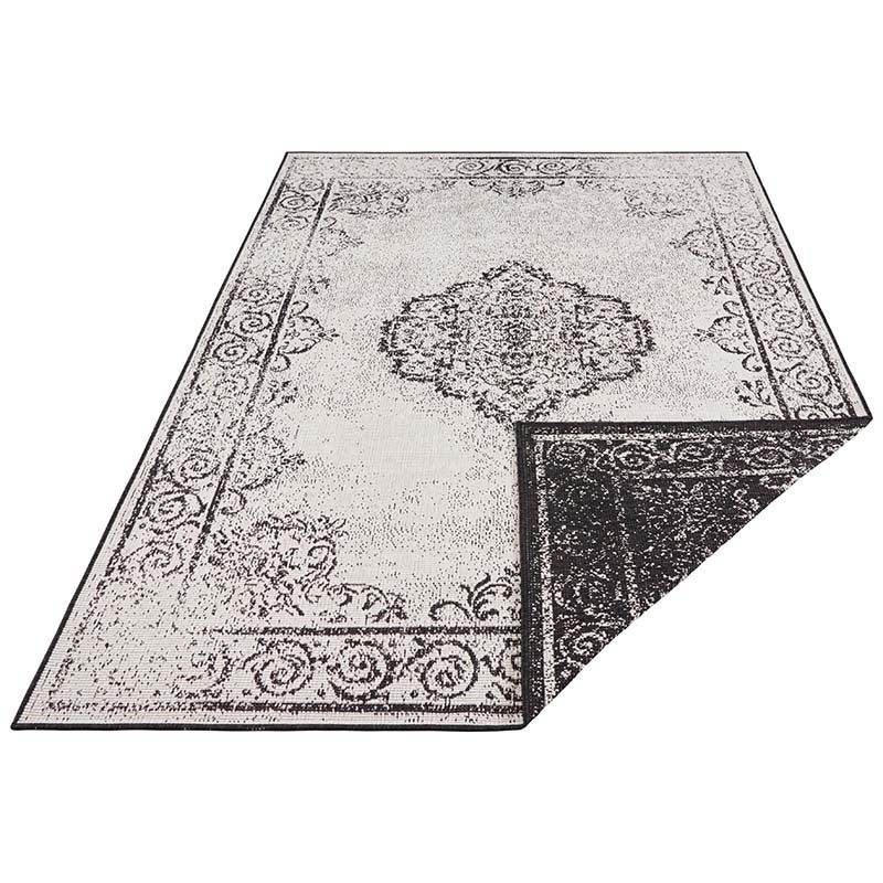 Dubbelzijdig Buitenkleed Triomphe - Zwart/Crème - Image 3