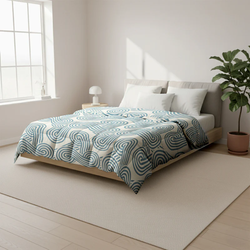 Easy Dekbed Zonder Overtrek - Curvy Lines - Image 7
