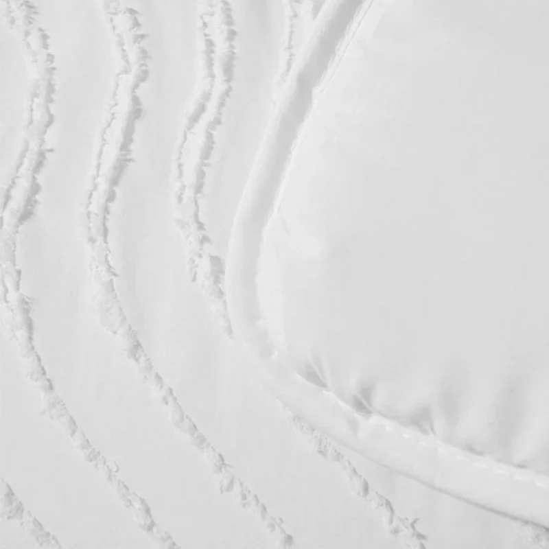Easy Dekbed Zonder Overtrek - Japandi Waves - Wit - Image 5