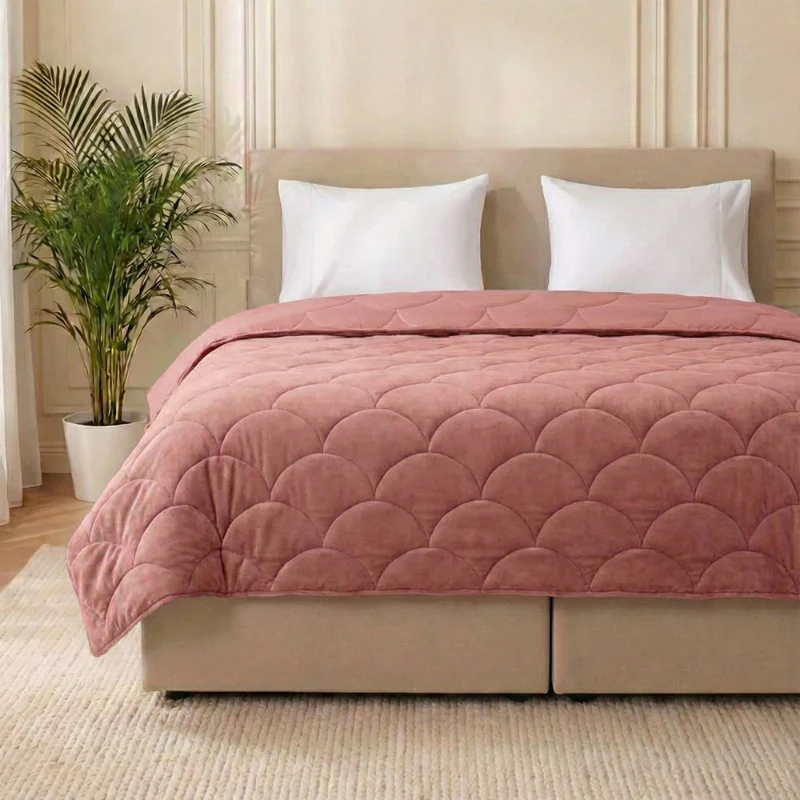 Easy Dekbed Zonder Overtrek - Velvet - Roze