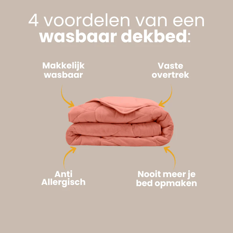 Easy Dekbed Zonder Overtrek - Velvet - Roze - Image 3