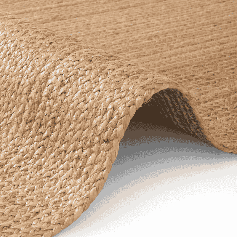 Handgeweven Jute Vloerkleed Sharmila - Bruin - Image 5
