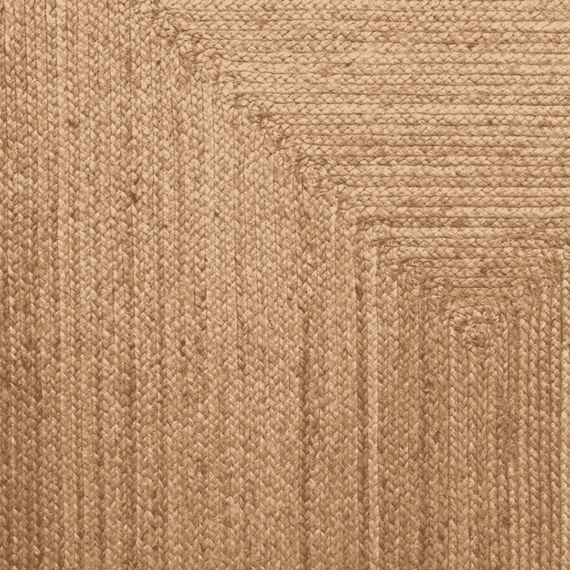 Handgeweven Jute Vloerkleed Sharmila - Bruin - Image 7