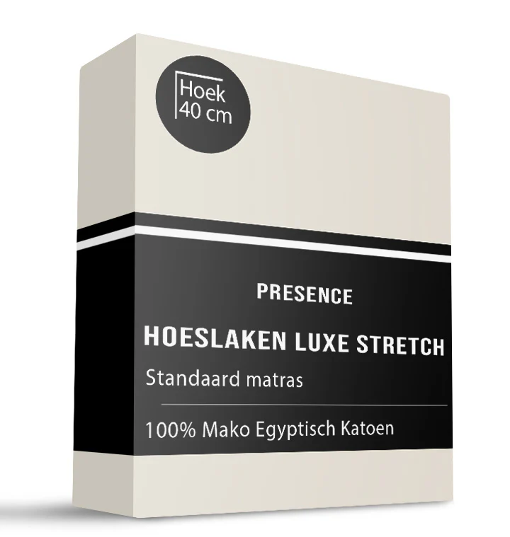 Hoeslaken - Mako Jersey Katoen - Crème