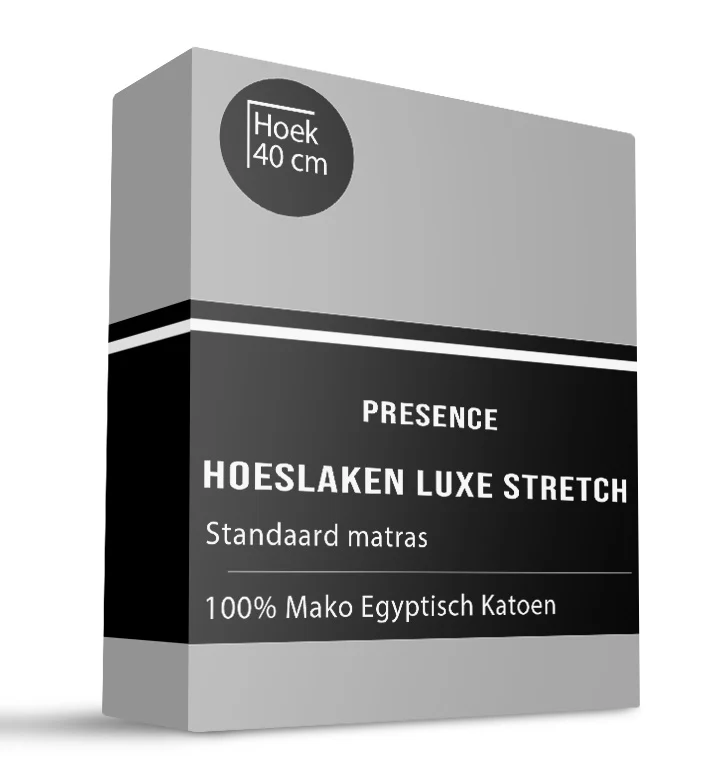 Hoeslaken - Mako Jersey Katoen - Grijs