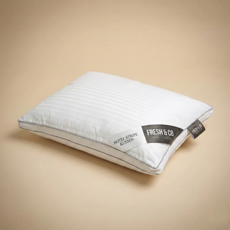 Hoofdkussen - Hotel Stripe Micro Dons
