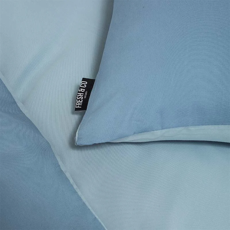 Dekbedovertrek Hotel Two Tone - Blauw - Image 4
