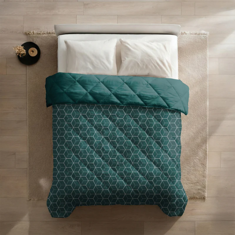 Kids Easy Dekbed Zonder Overtrek - Endless Hexagons - Image 5