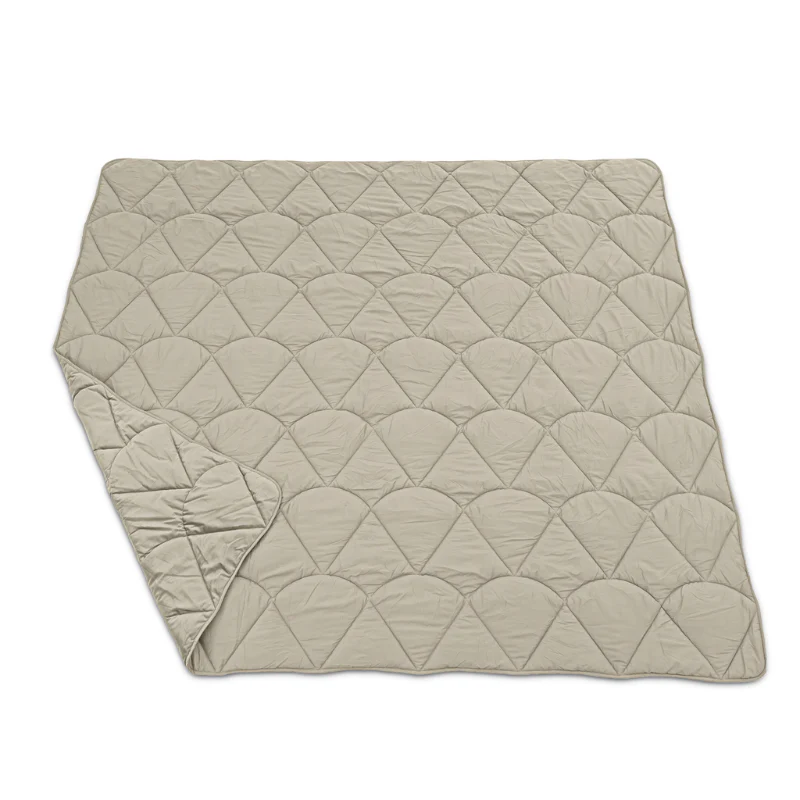 Kids Lazy Dekbed Zonder Overtrek - Velvet - Taupe/Grijs - Image 2