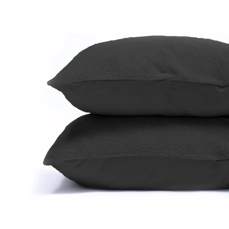 Kussenslopen Teddy: 2-PACK - Antraciet - Image 3