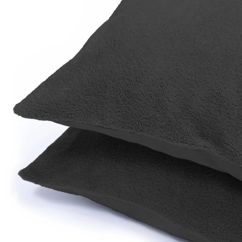 Kussenslopen Teddy: 2-PACK - Antraciet - Image 4