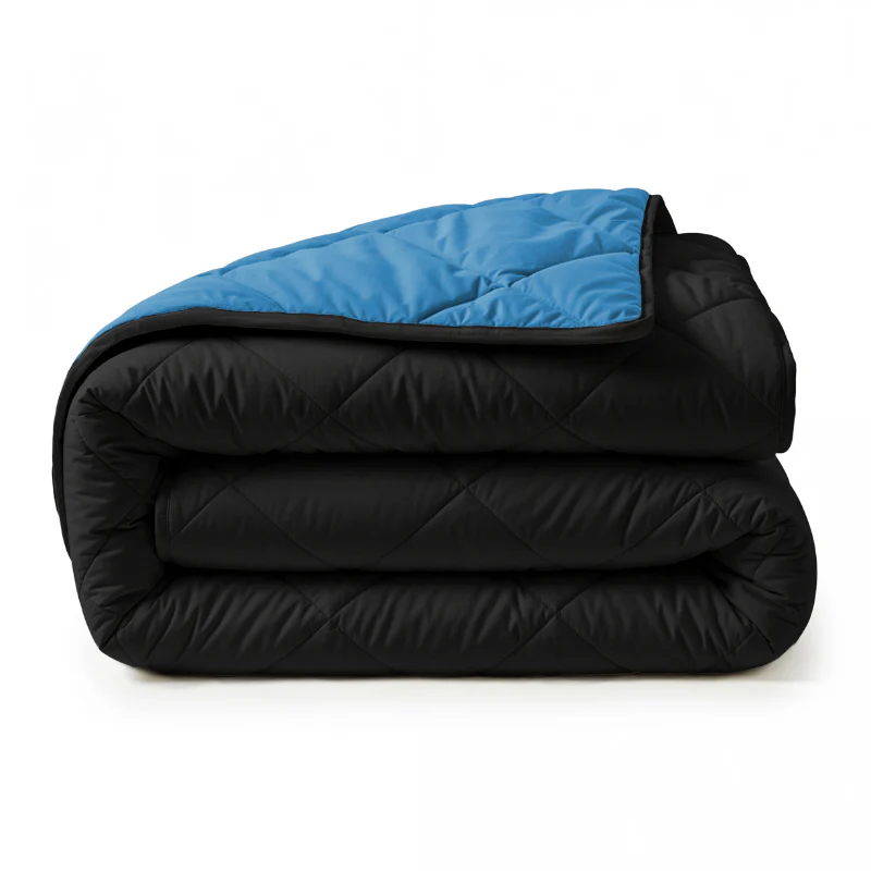 Lazy Dekbed Zonder Overtrek - Zwart/Blauw - Image 6