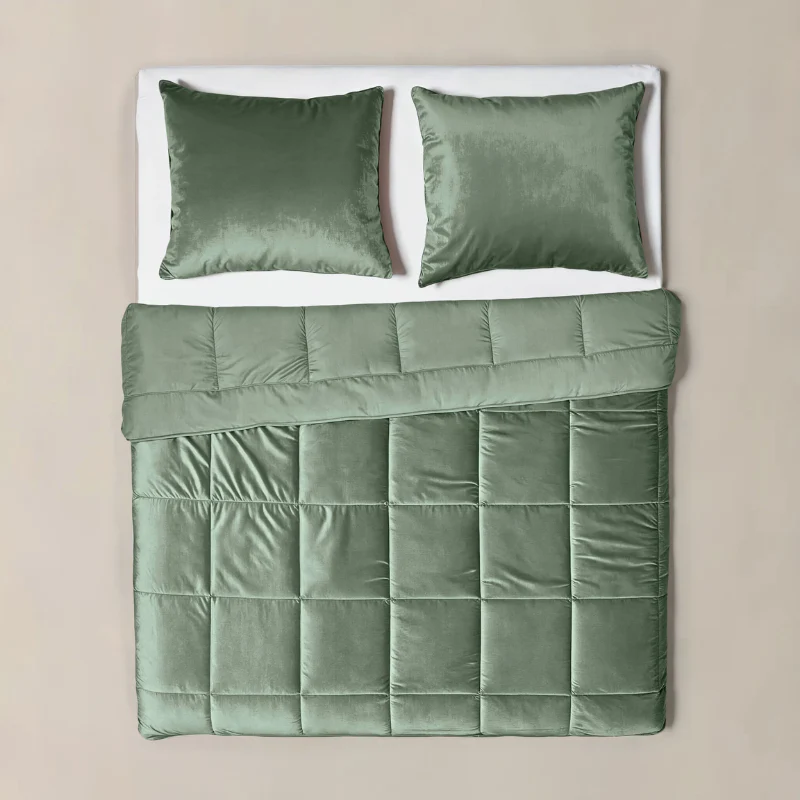 Lazy Dekbed Zonder Overtrek - Velvet - Groen - Image 8