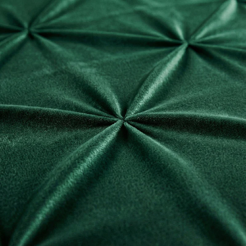 Lazy Dekbed Zonder Overtrek - Velvet Pintuck - Groen - Image 4
