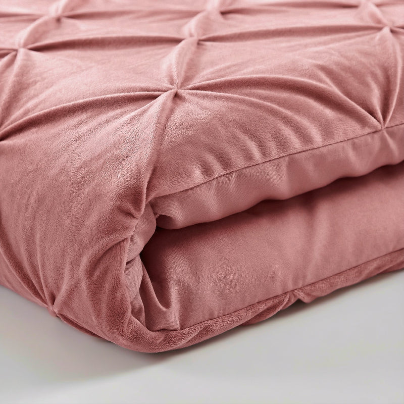 Lazy Dekbed Zonder Overtrek - Velvet Pintuck - Roze - Image 5