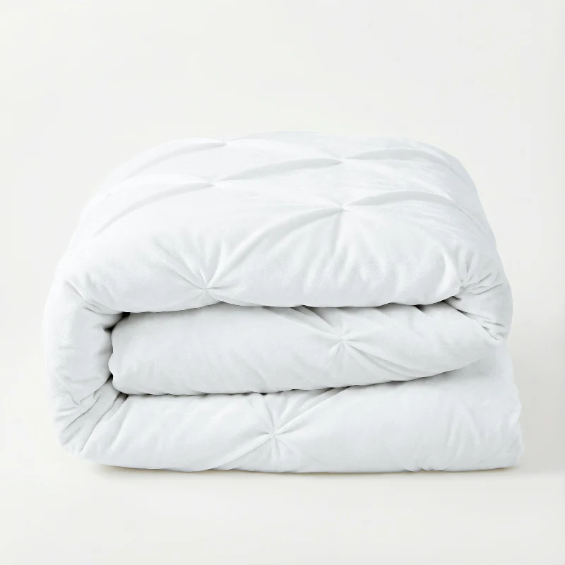 Lazy Dekbed Zonder Overtrek - Velvet Pintuck - Wit - Image 2