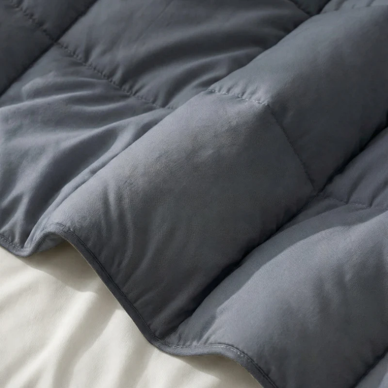 Lazy Dekbed Zonder Overtrek - Percale Katoen - Antraciet - Image 3