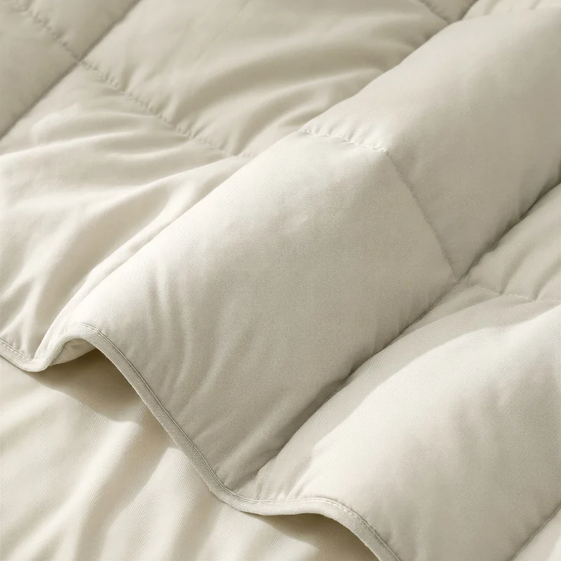 Lazy Dekbed Zonder Overtrek - Percale Katoen - Beige - Image 3