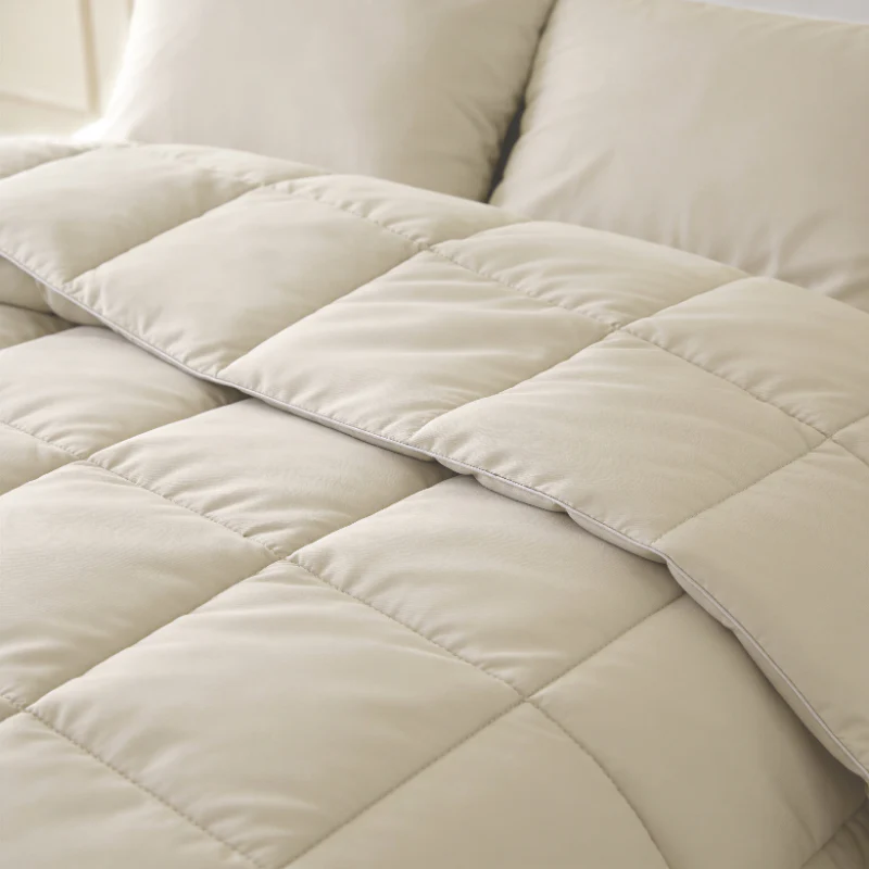 Lazy Dekbed Zonder Overtrek - Percale Katoen - Beige - Image 4