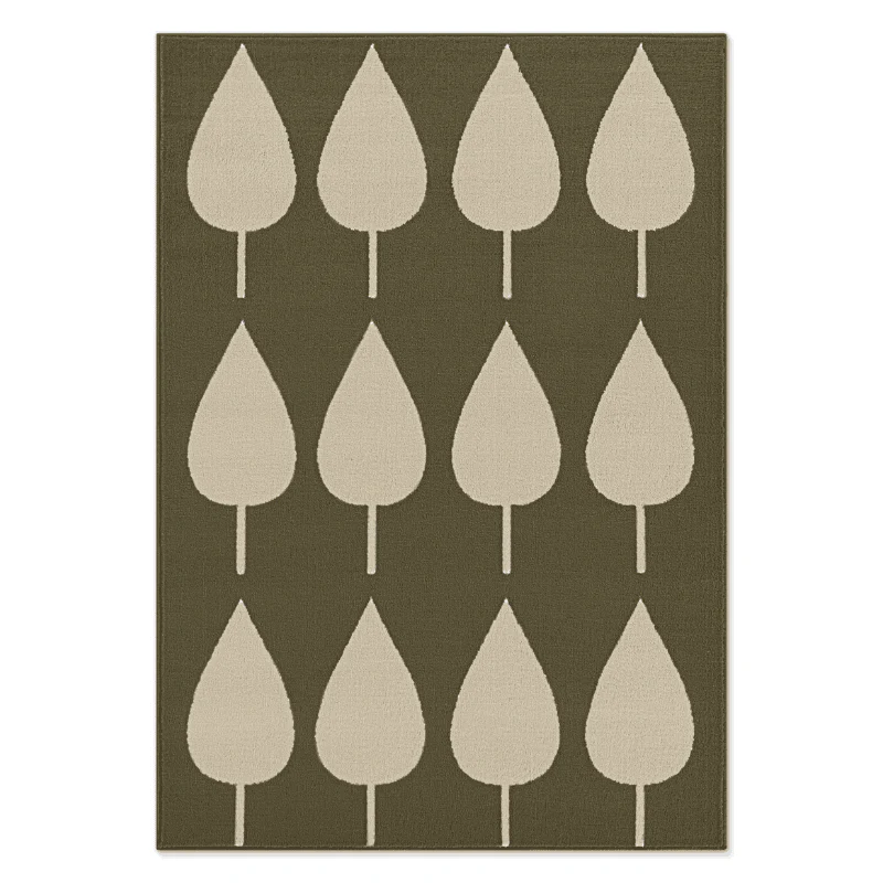 Vloerkleed Kids Lovely Leaves - Groen - Image 2