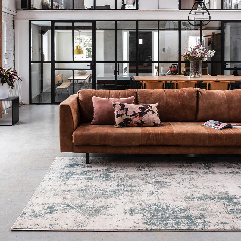 Vloerkleed Vintage Babylon - 160x240 cm - Petrol - Image 10