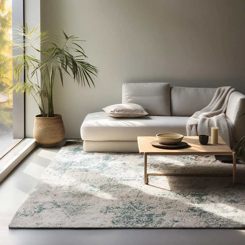 Vloerkleed Vintage Babylon - 160x240 cm - Petrol - Image 9