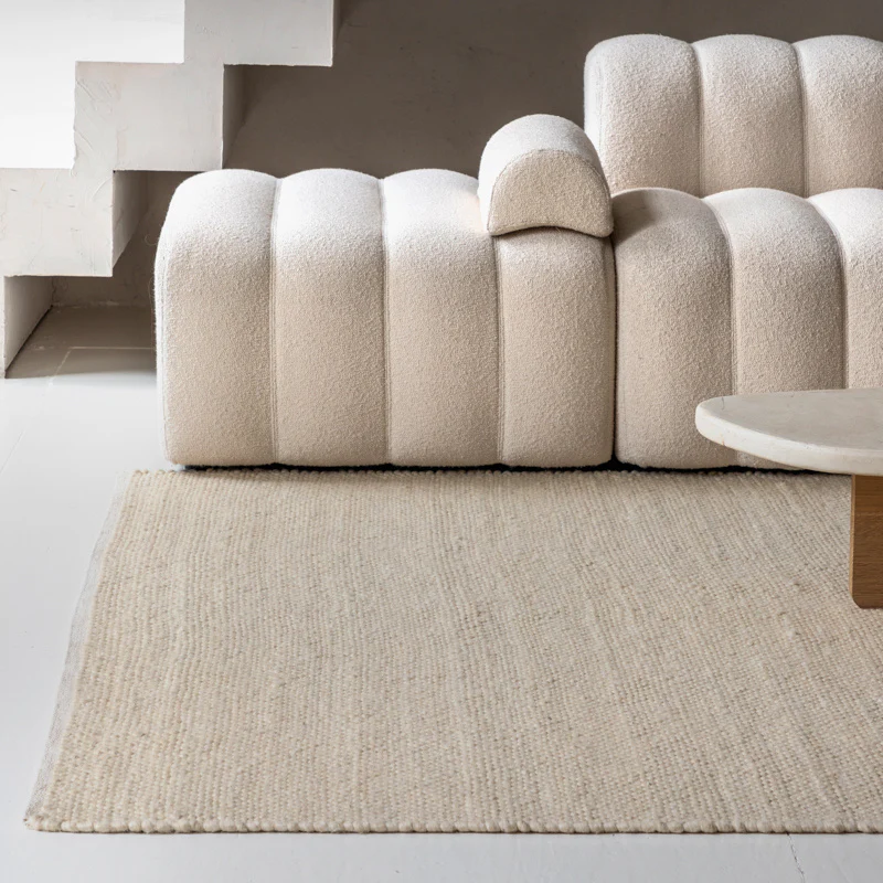 Wollen Vloerkleed Barley - Crème - 280x380 cm